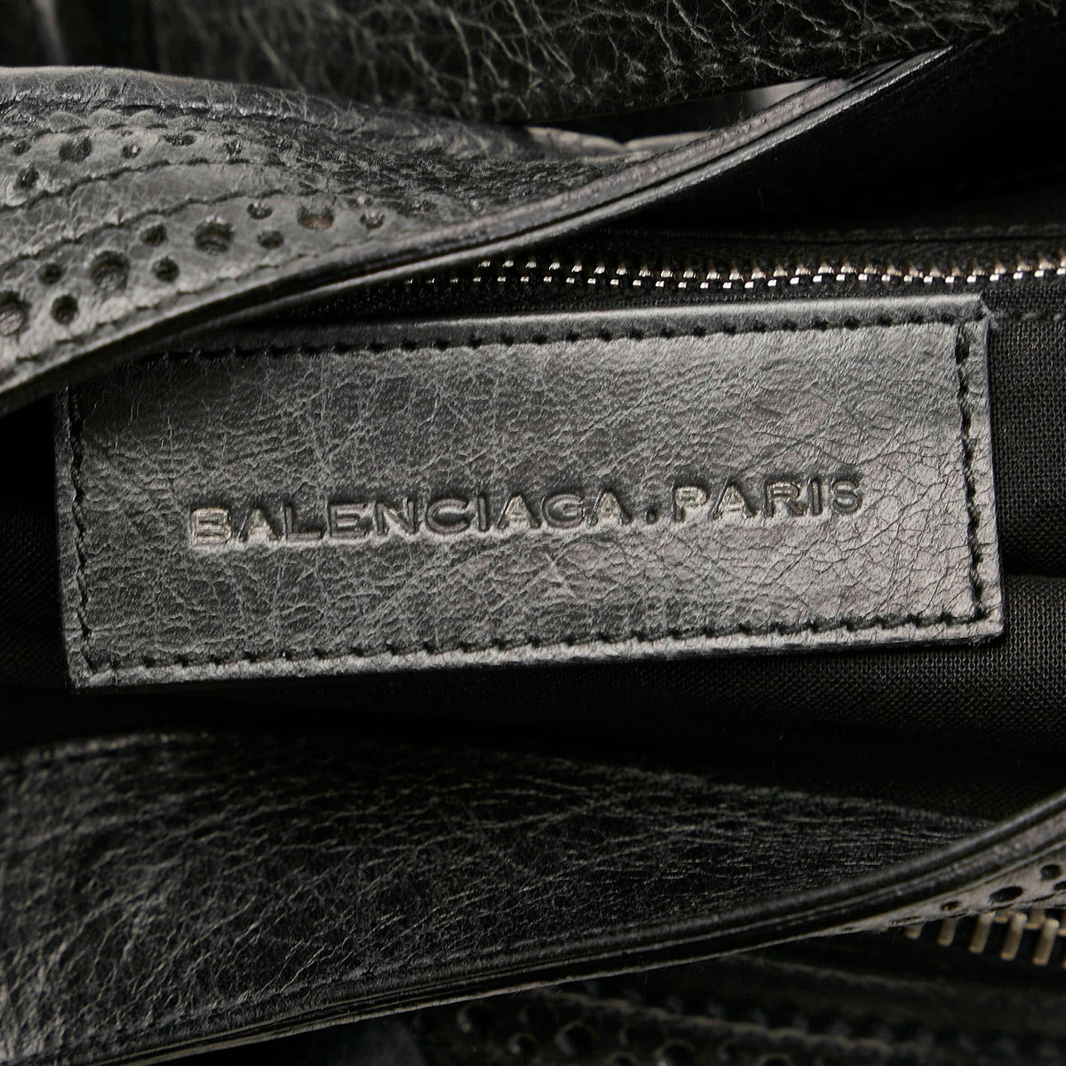 Balenciaga Motocross Agneau Giant Brogues Besace (SHG-30426)