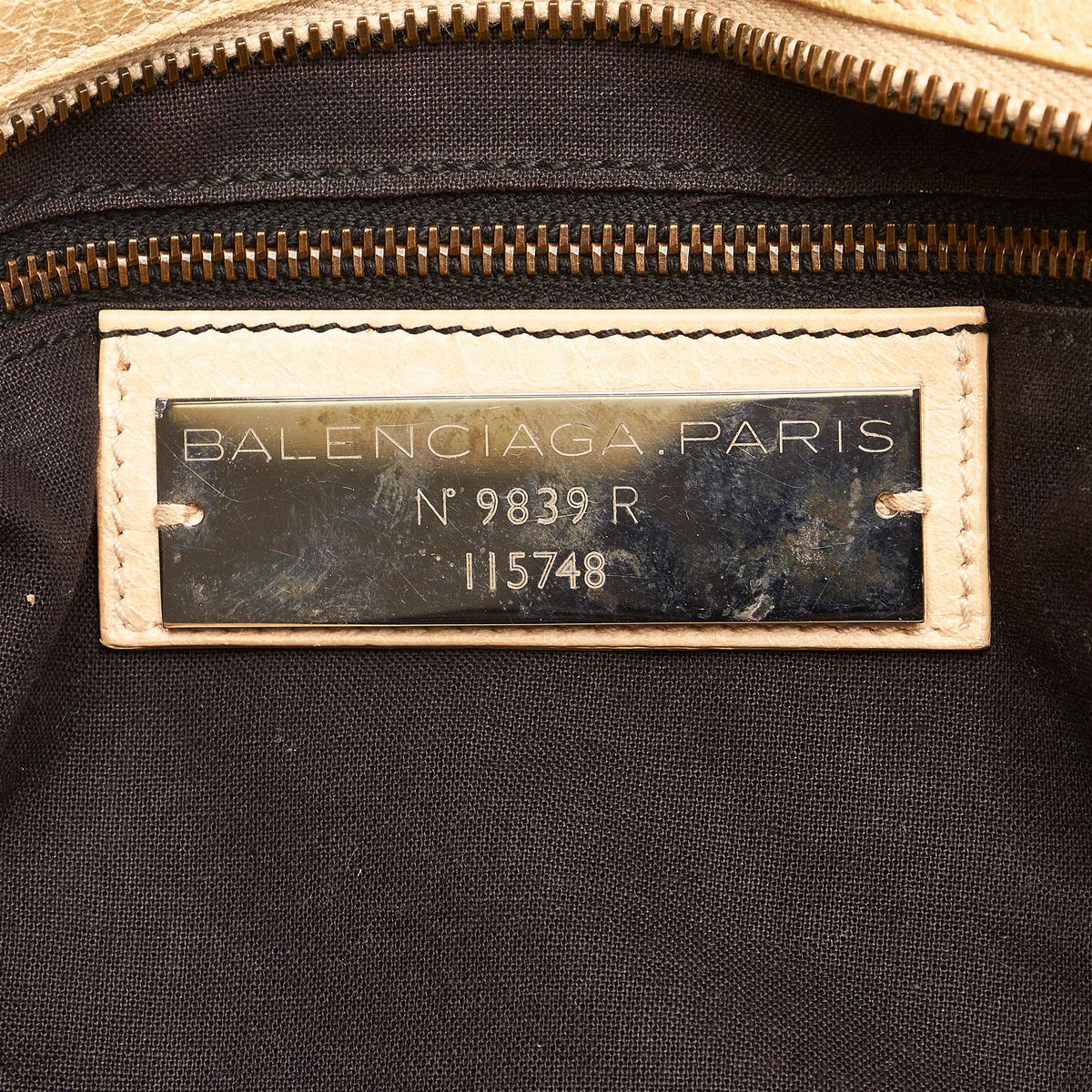 Balenciaga Motocross Classic City Lambskin Leather Satchel (SHG-26903)