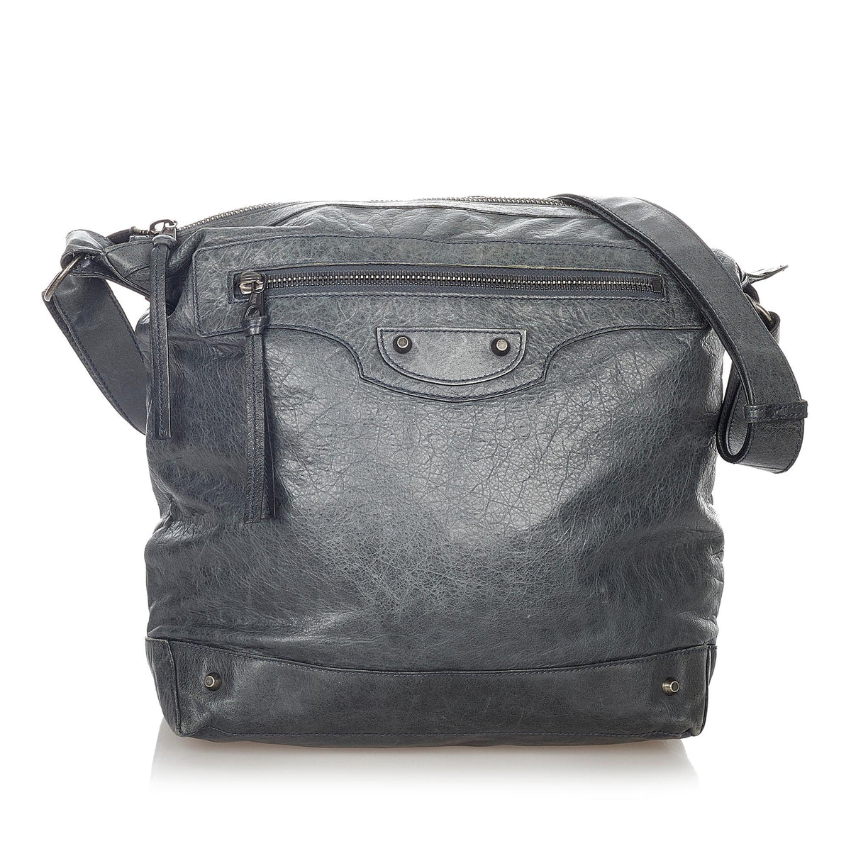 Balenciaga Motocross Day Leather Crossbody Bag (SHG-23541)