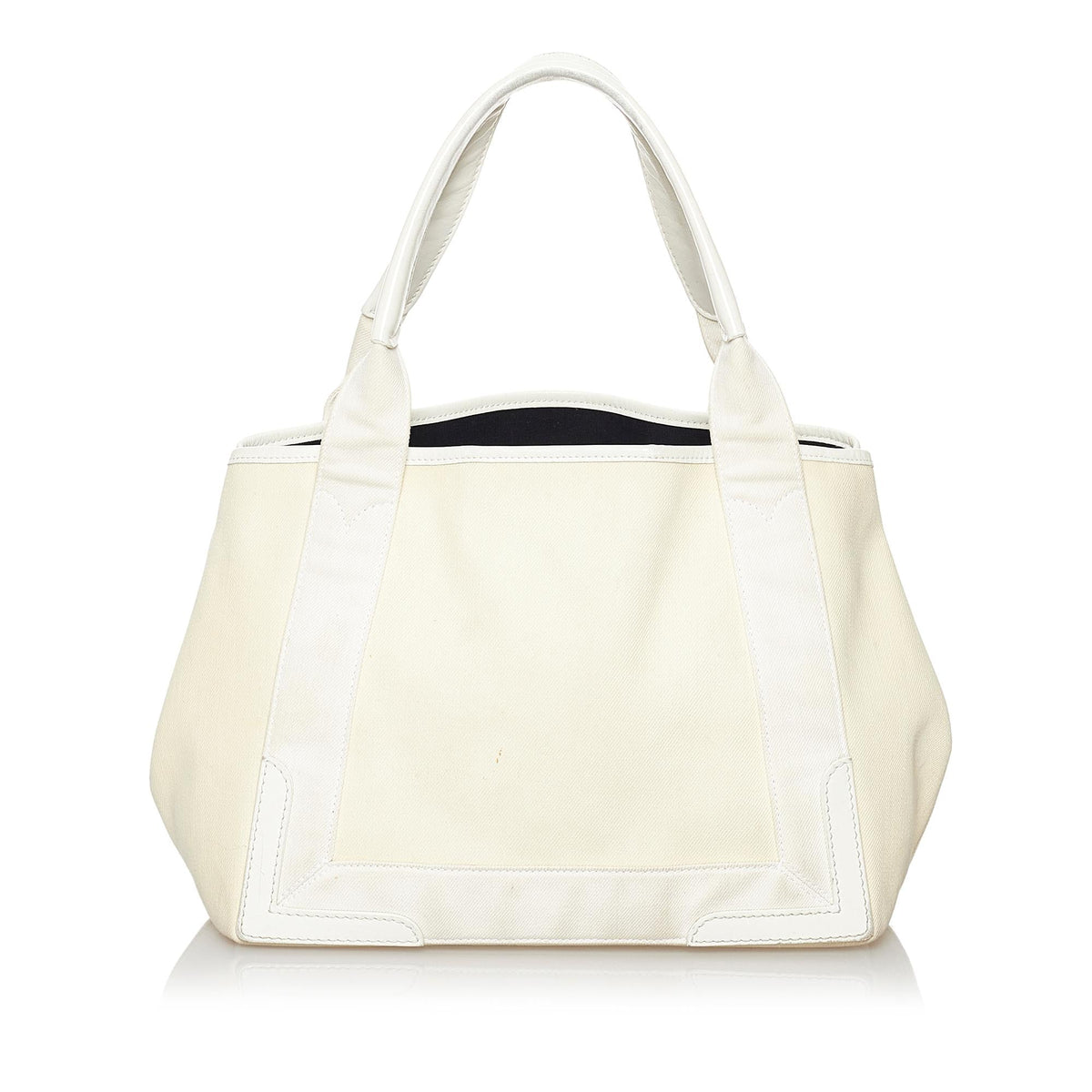 Balenciaga Navy Cabas S Canvas Tote Bag (SHG-29833)