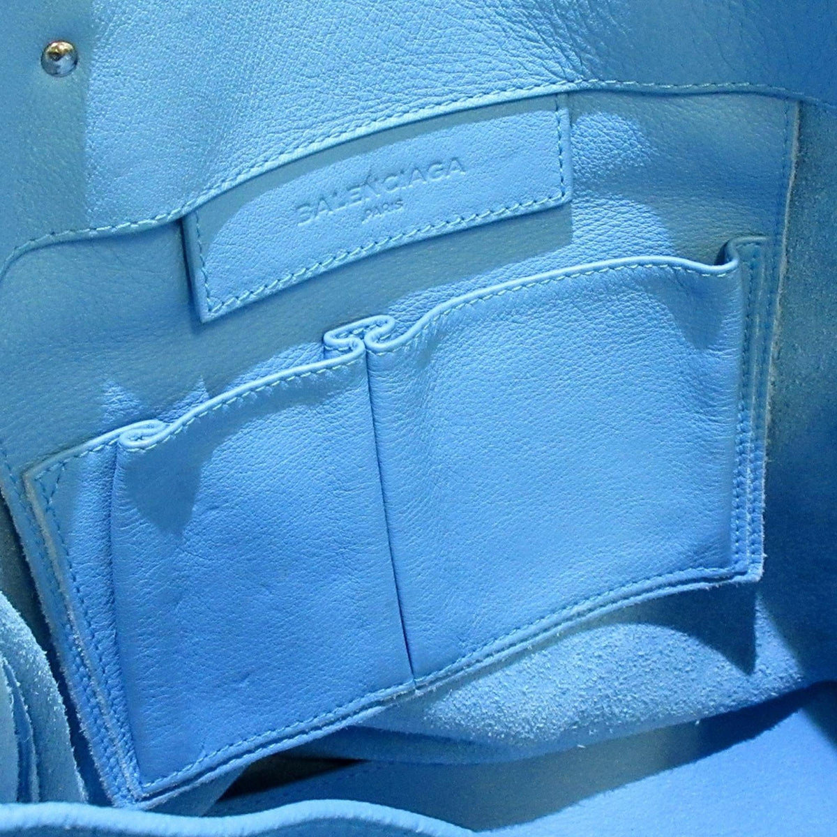 Balenciaga Papier A5 Leather Tote Bag (SHG-jrm6nk)