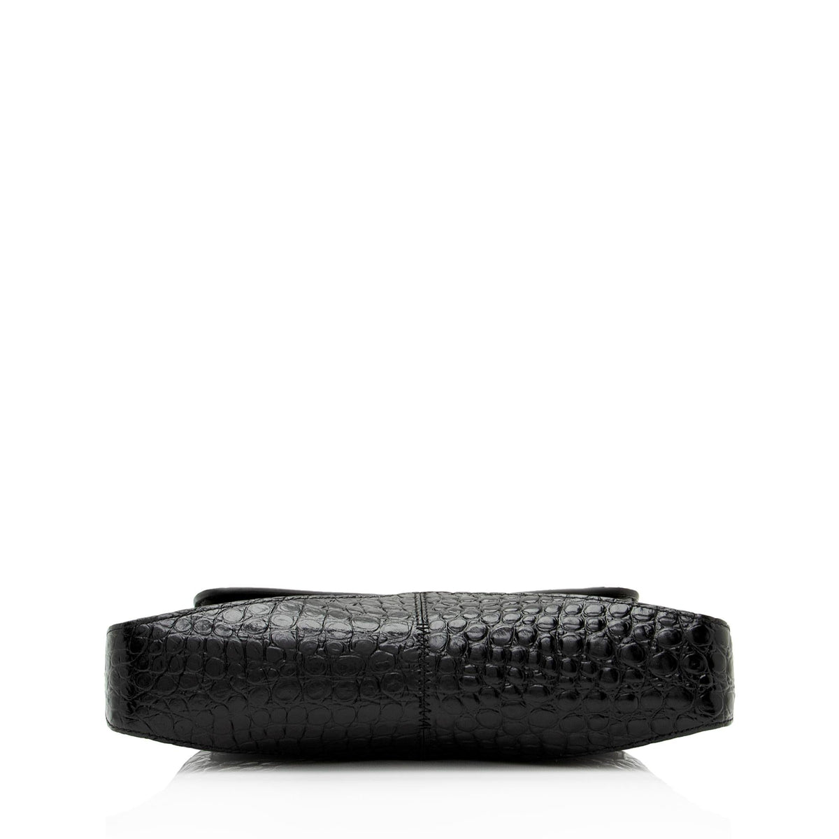 Balenciaga Shiny Croc Embossed Calfskin XX Small Flap Bag (SHF-HmNLTl)