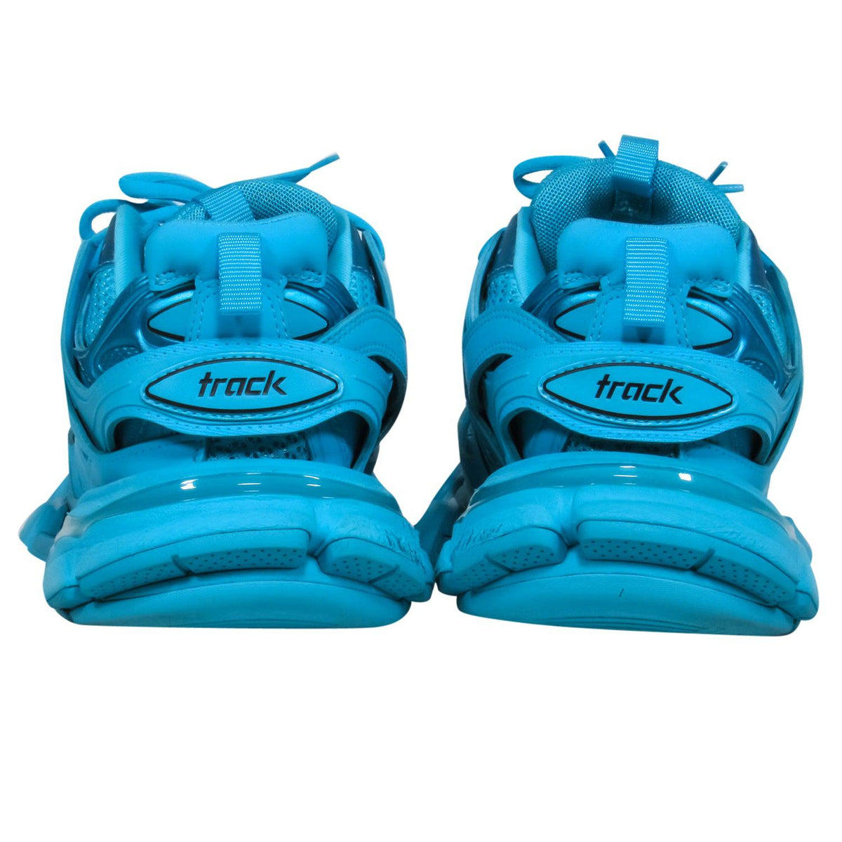 balenciaga - Teal Blue Chunky Track Sneakers Sz 7