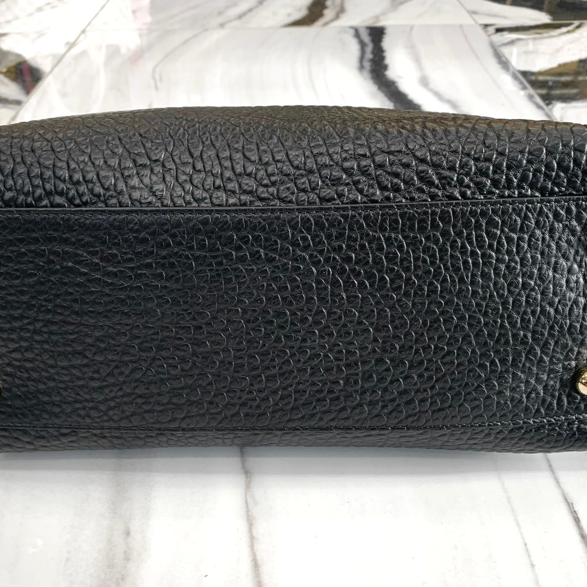 BURBERRY WELBURN BLACK LEATHER BAG