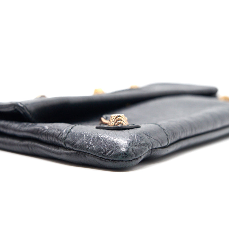 balenciaga Clutch Black GHW