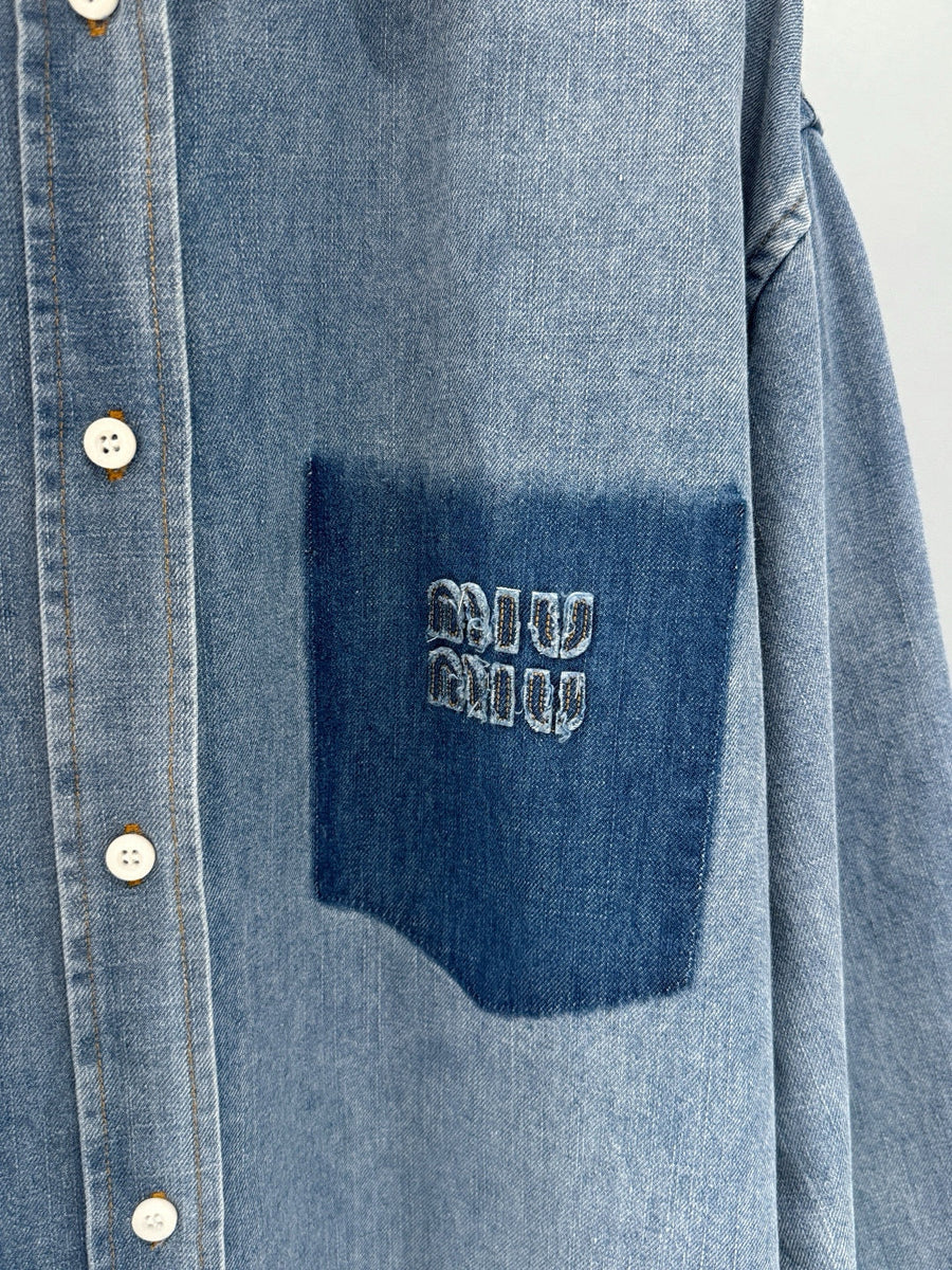 MIU M DENIM SHIRT
