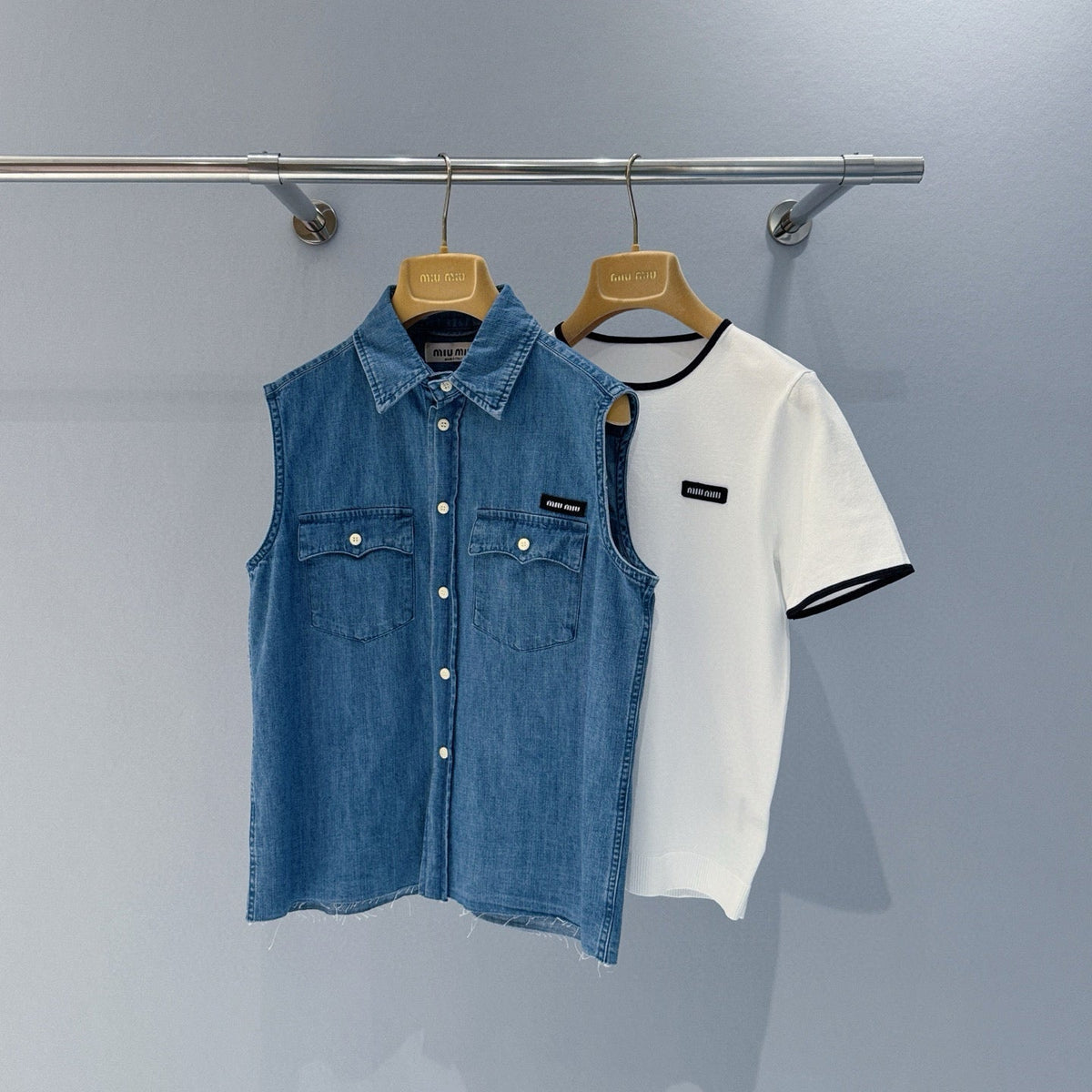 MIU M DENIM SHIRT