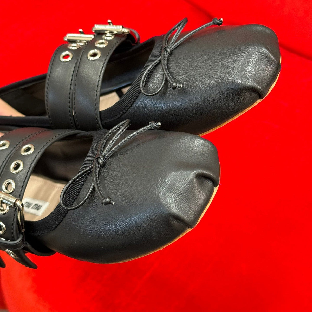 MIU M BALLERINA FLATS