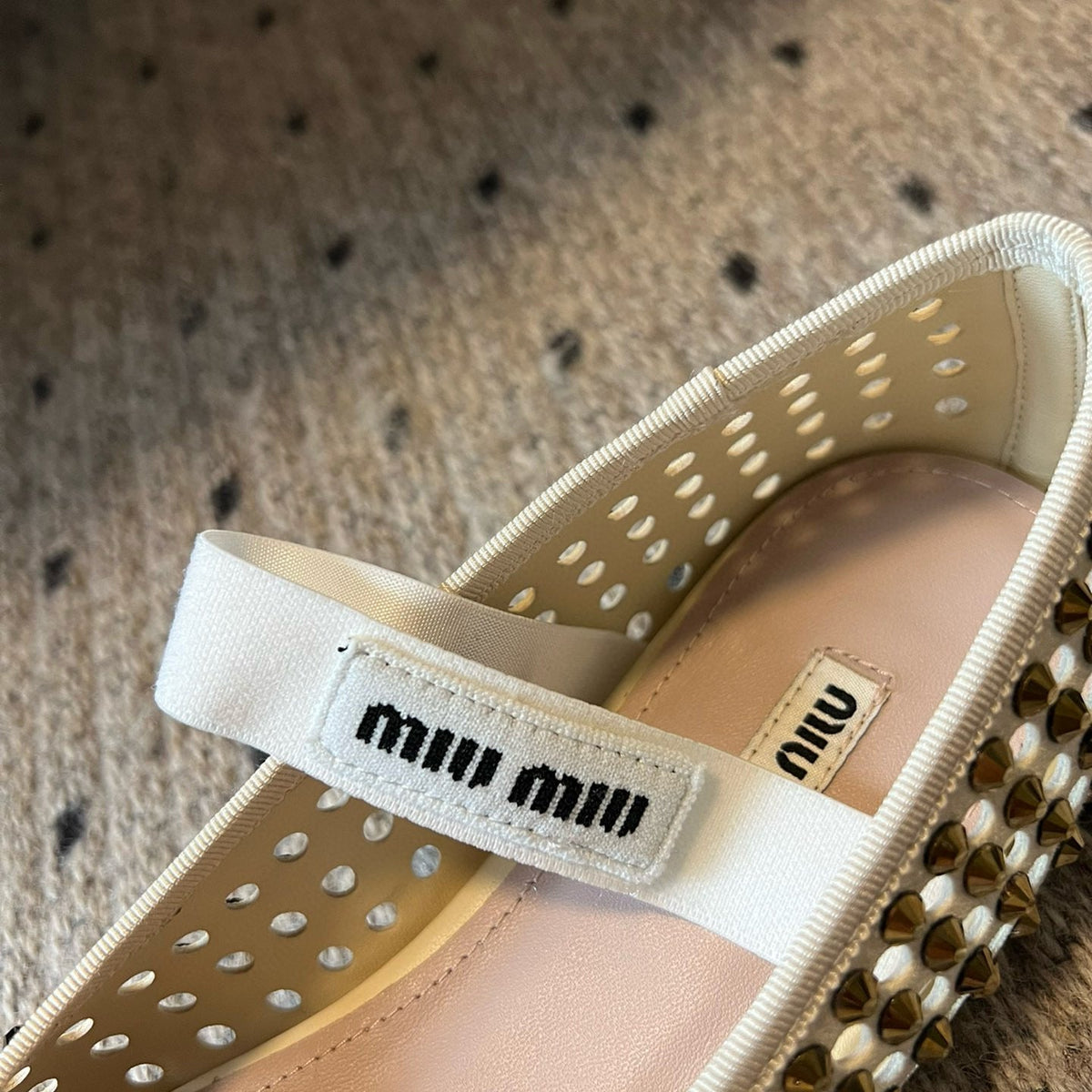 MIU M BALLET FLATS