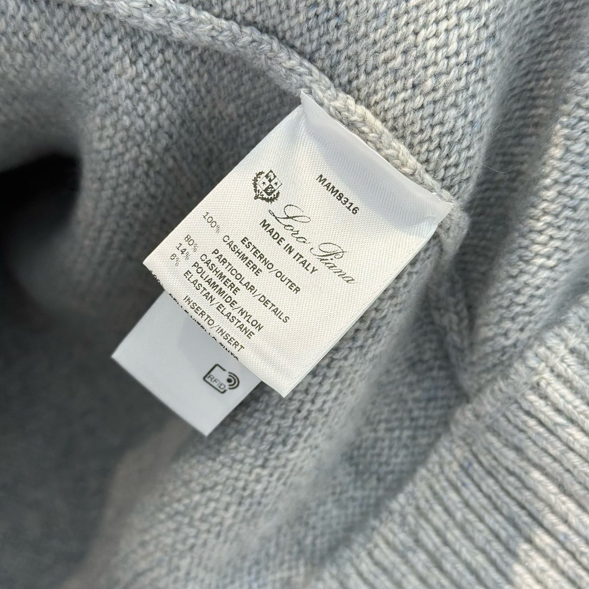 LORO P ZIP SWEATER