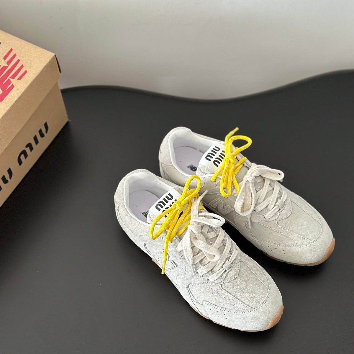 MIU M x NEW BALANCE TRAINERS