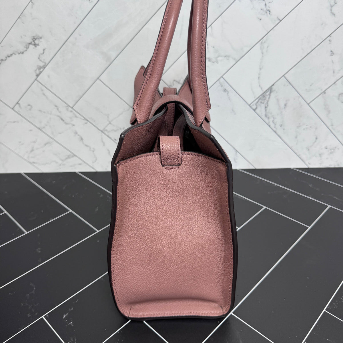 Gucci Mauve Leather Medium Soft Jackie 2Way Tote Bag