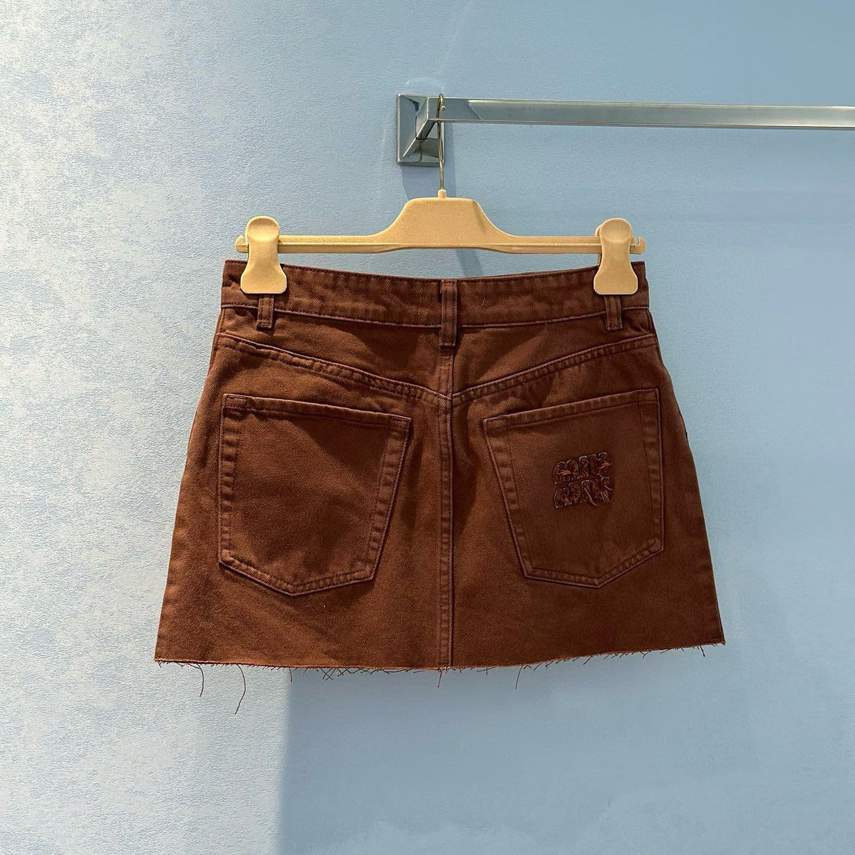MIU M DENIM SKIRT