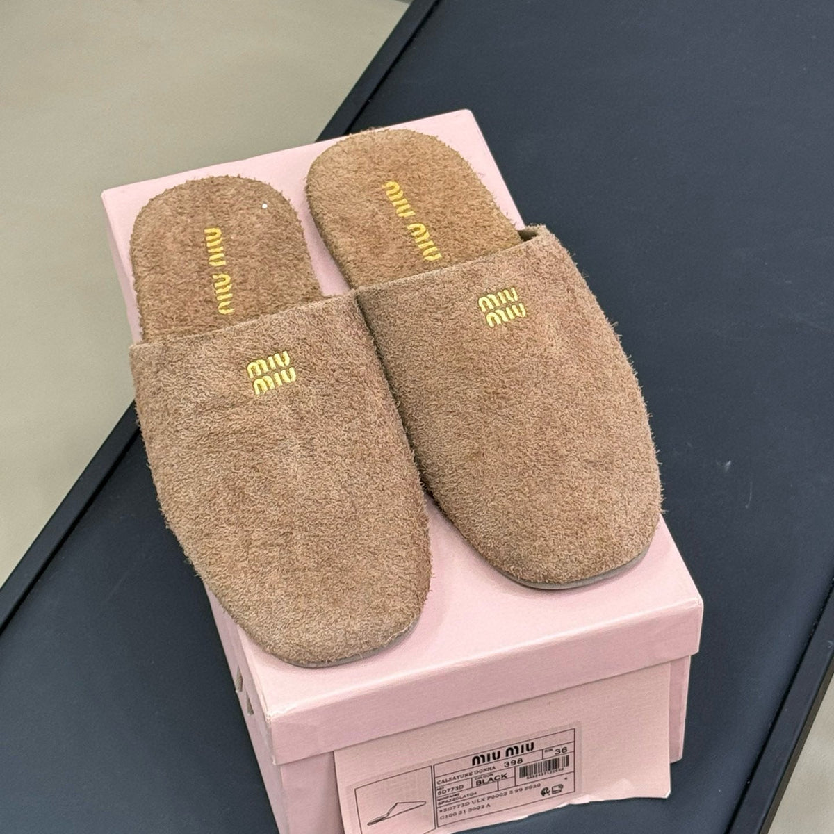MIU M SLIPPERS