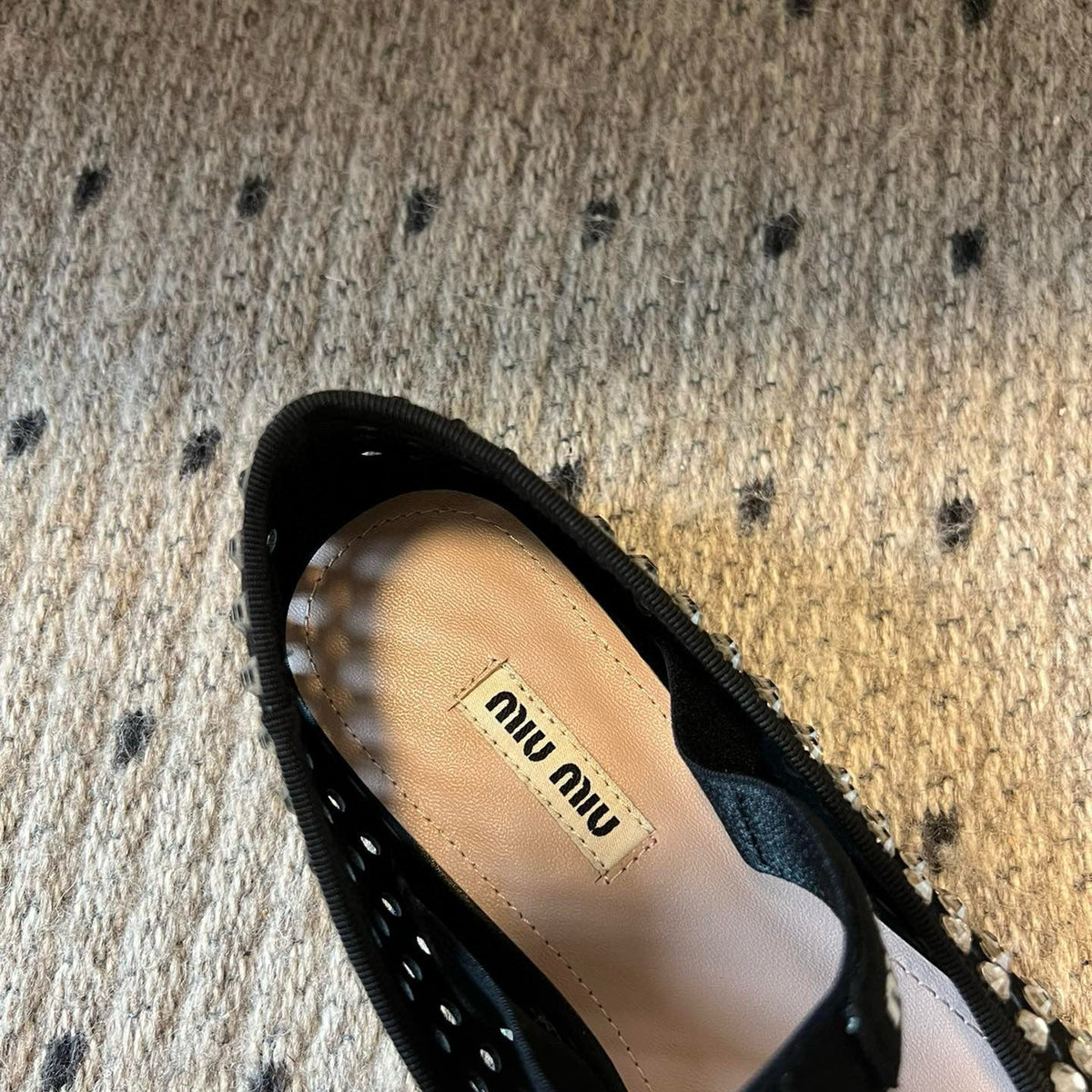 MIU M BALLET FLATS