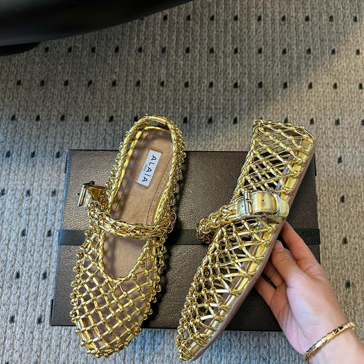ALAIA BALLET FLATS