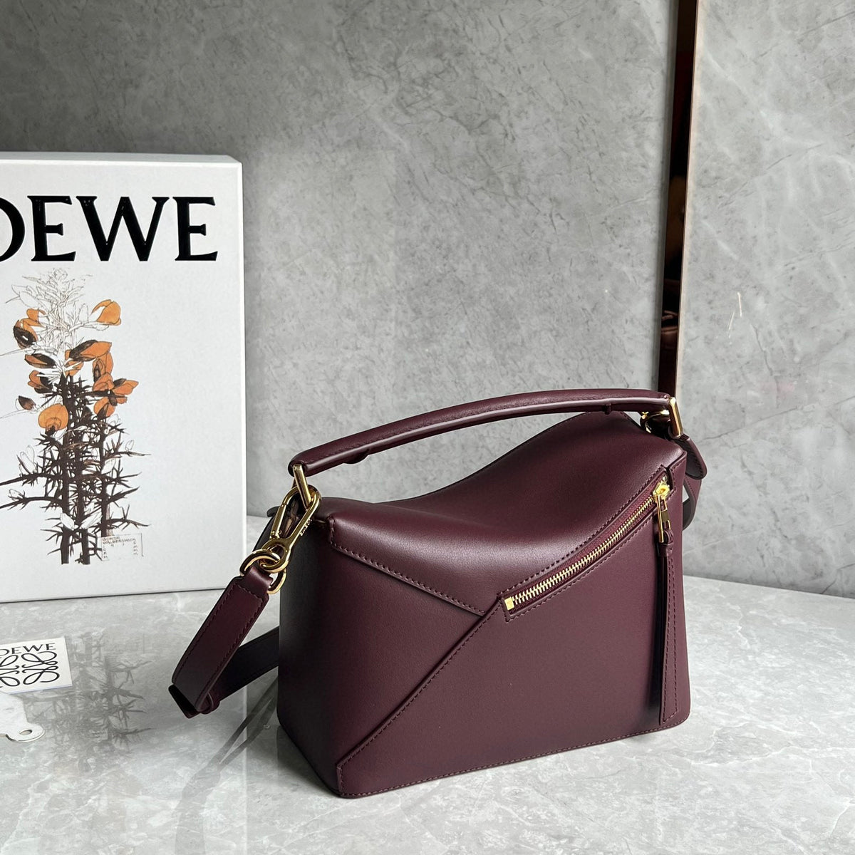 LOEW SMALL PUZZLE EDGE BAG