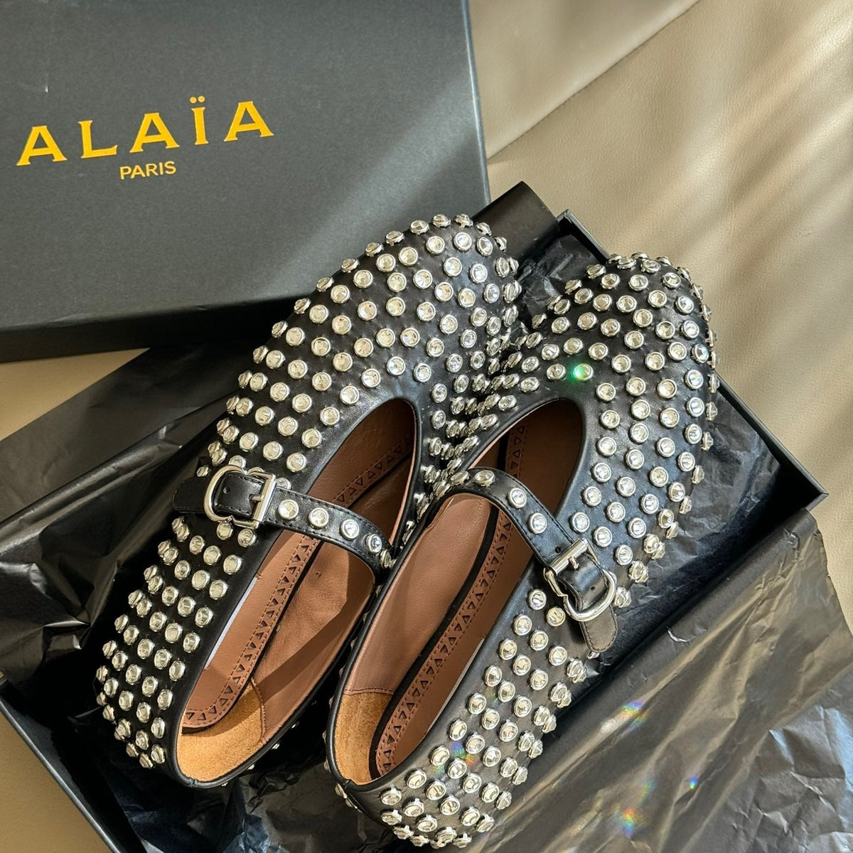 ALAIA BALLET FLATS