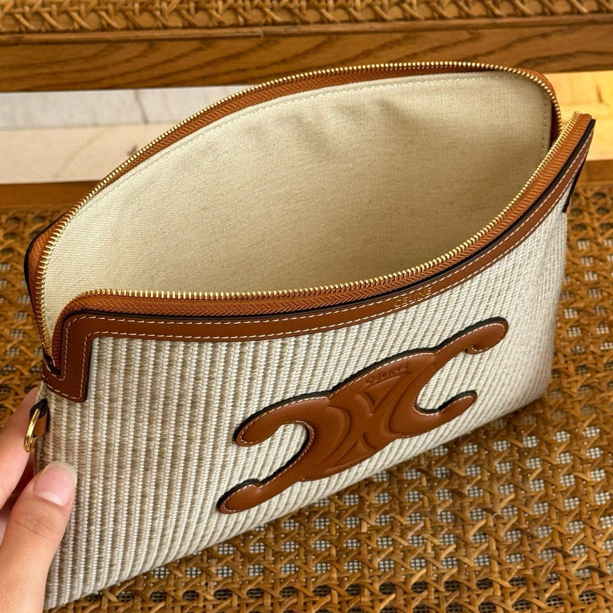 CEL SMALL POUCH WITH STRAP