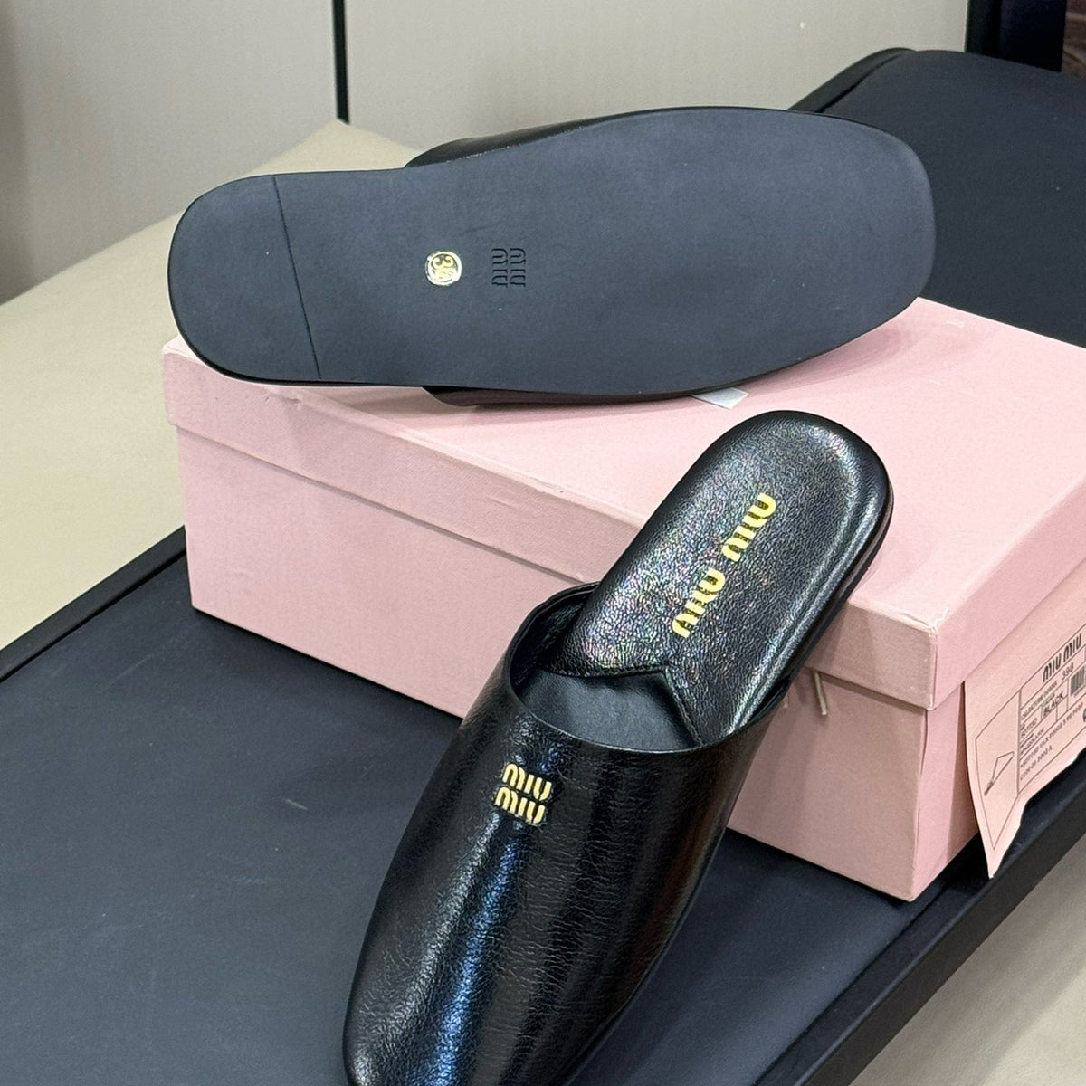 MIU M SLIPPERS