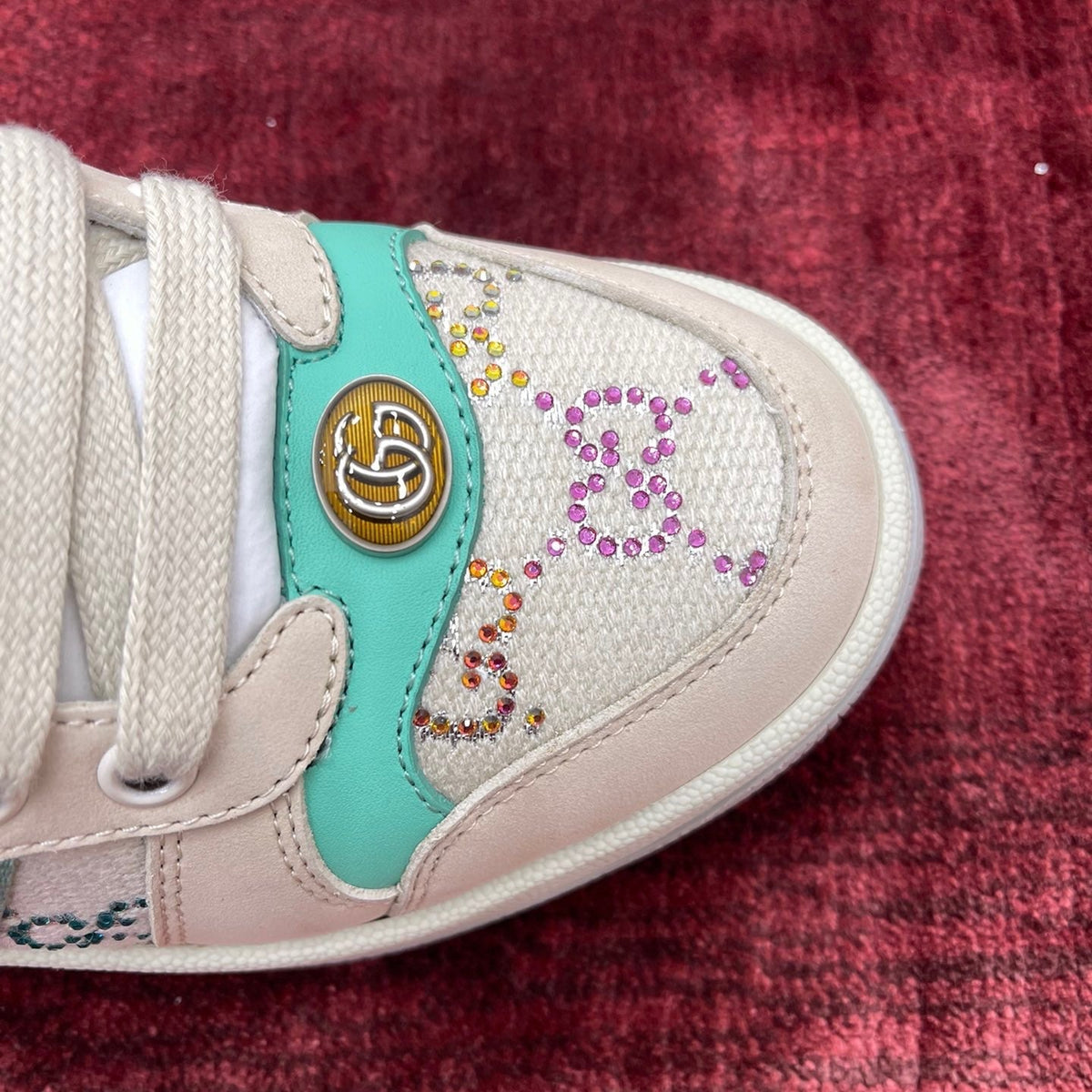 GG SCREENER LEATHER SNEAKERS