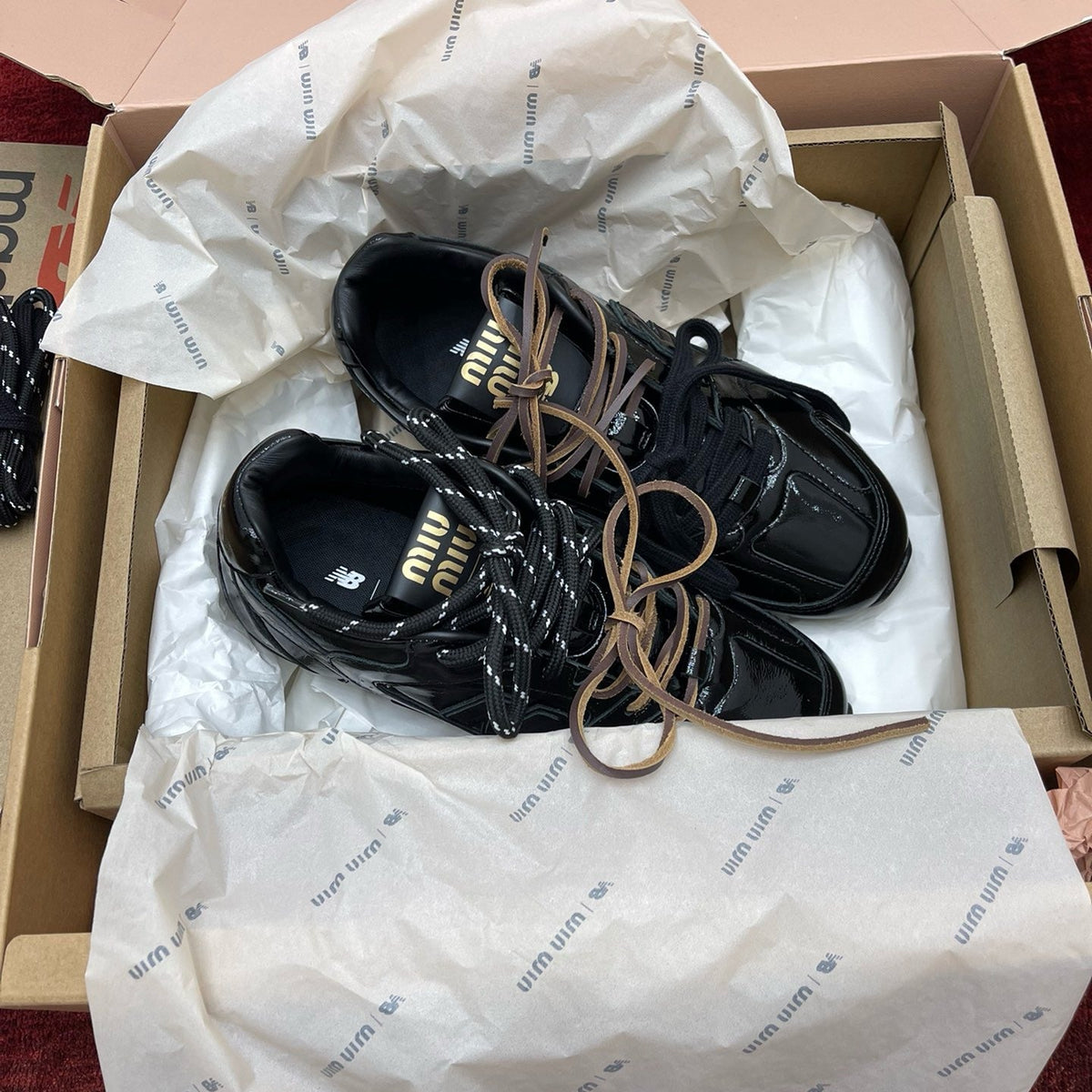 MIU M x NEW BALANCE TRAINERS