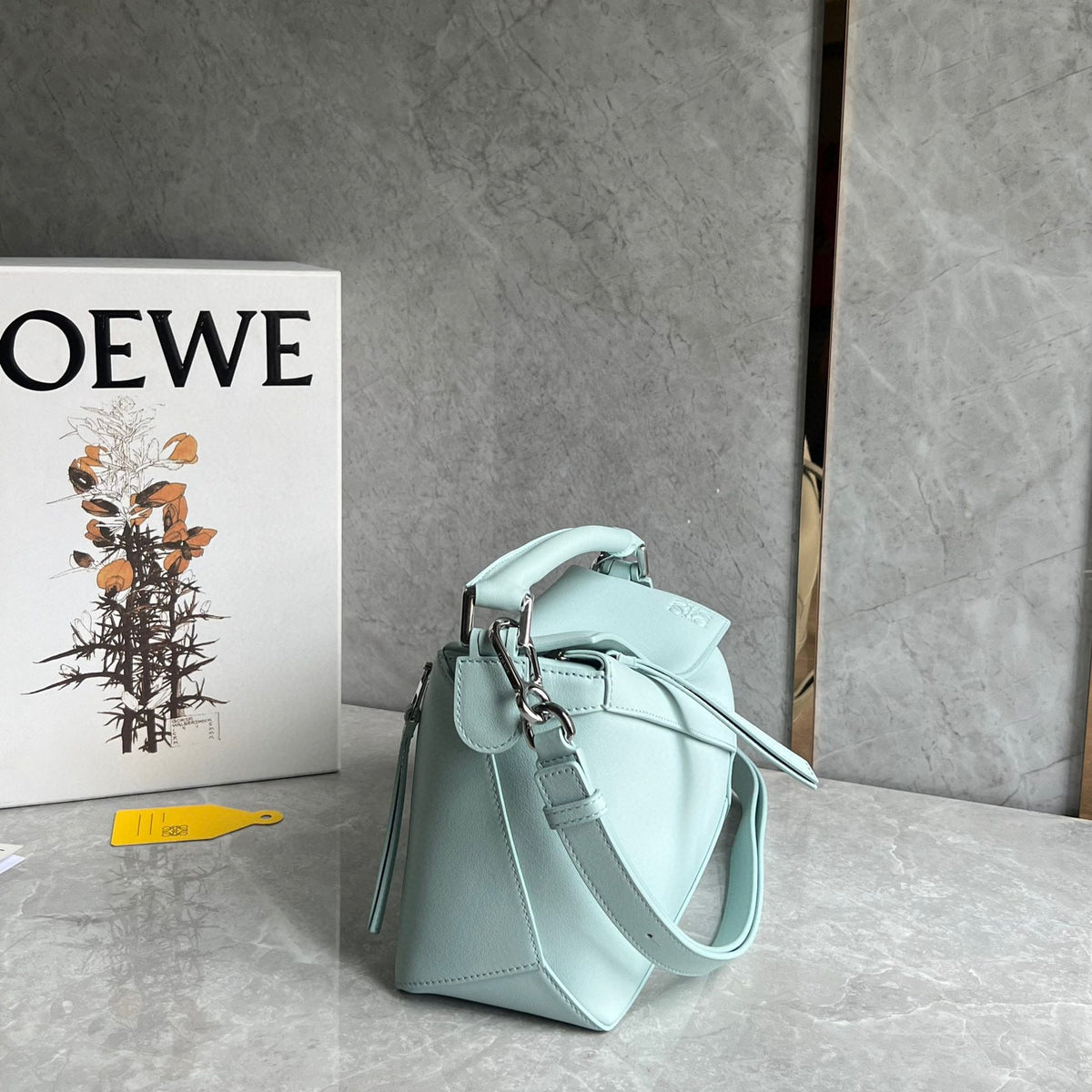 LOEW SMALL PUZZLE EDGE BAG