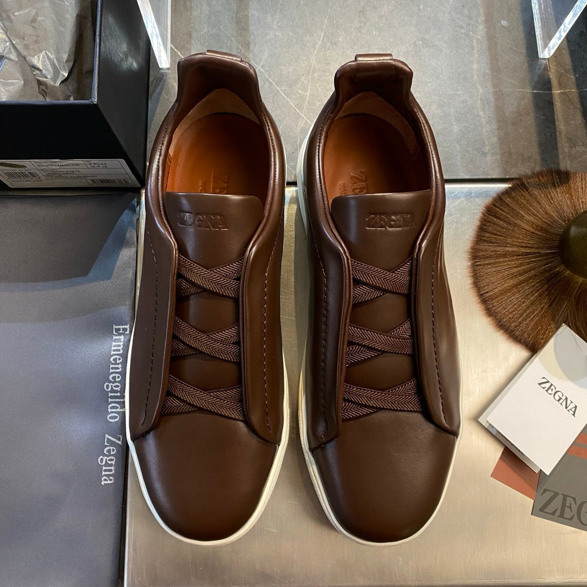 ZEGN TRIPLE STITCH SNEAKER