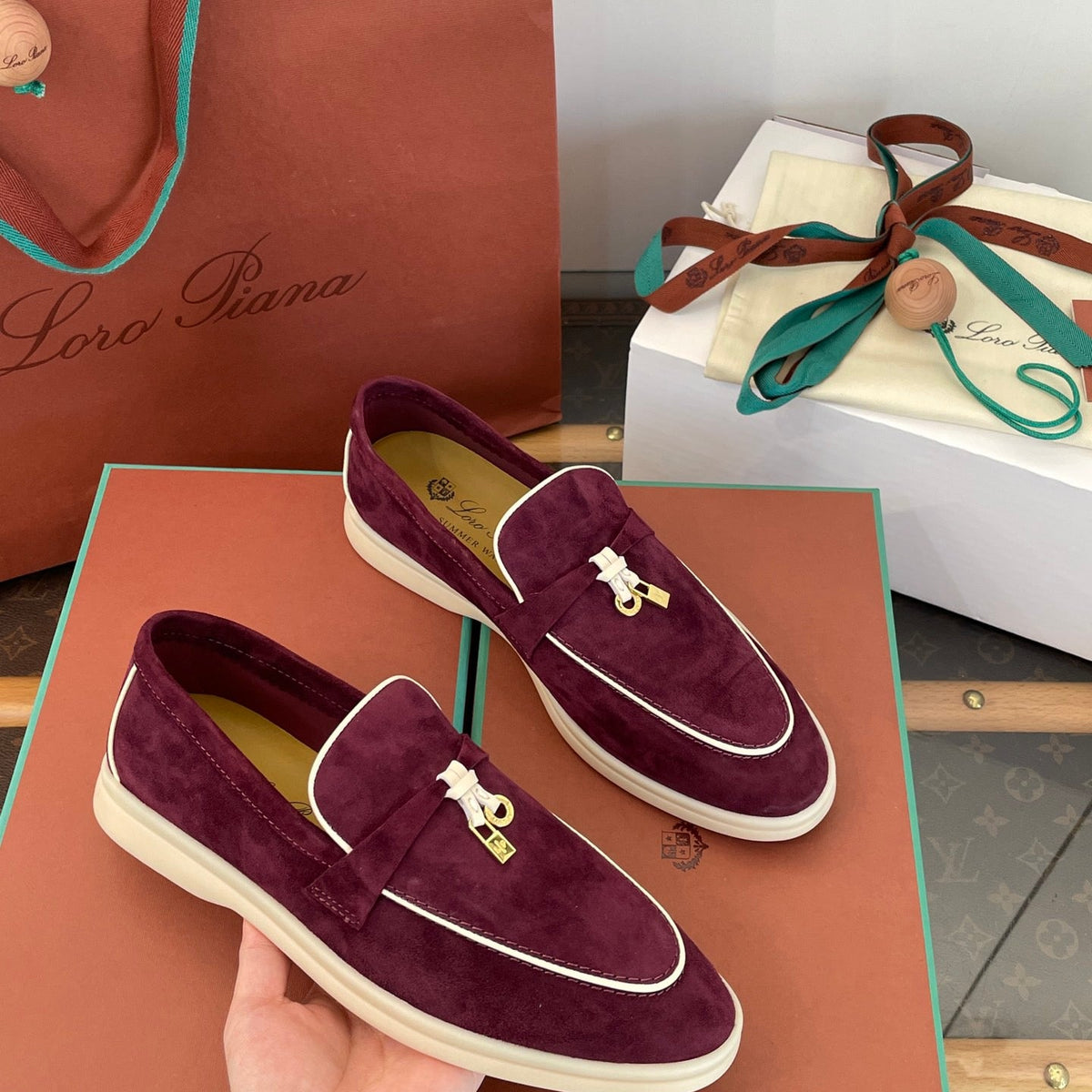 LORO P SUMMER CHARMS LOAFERS