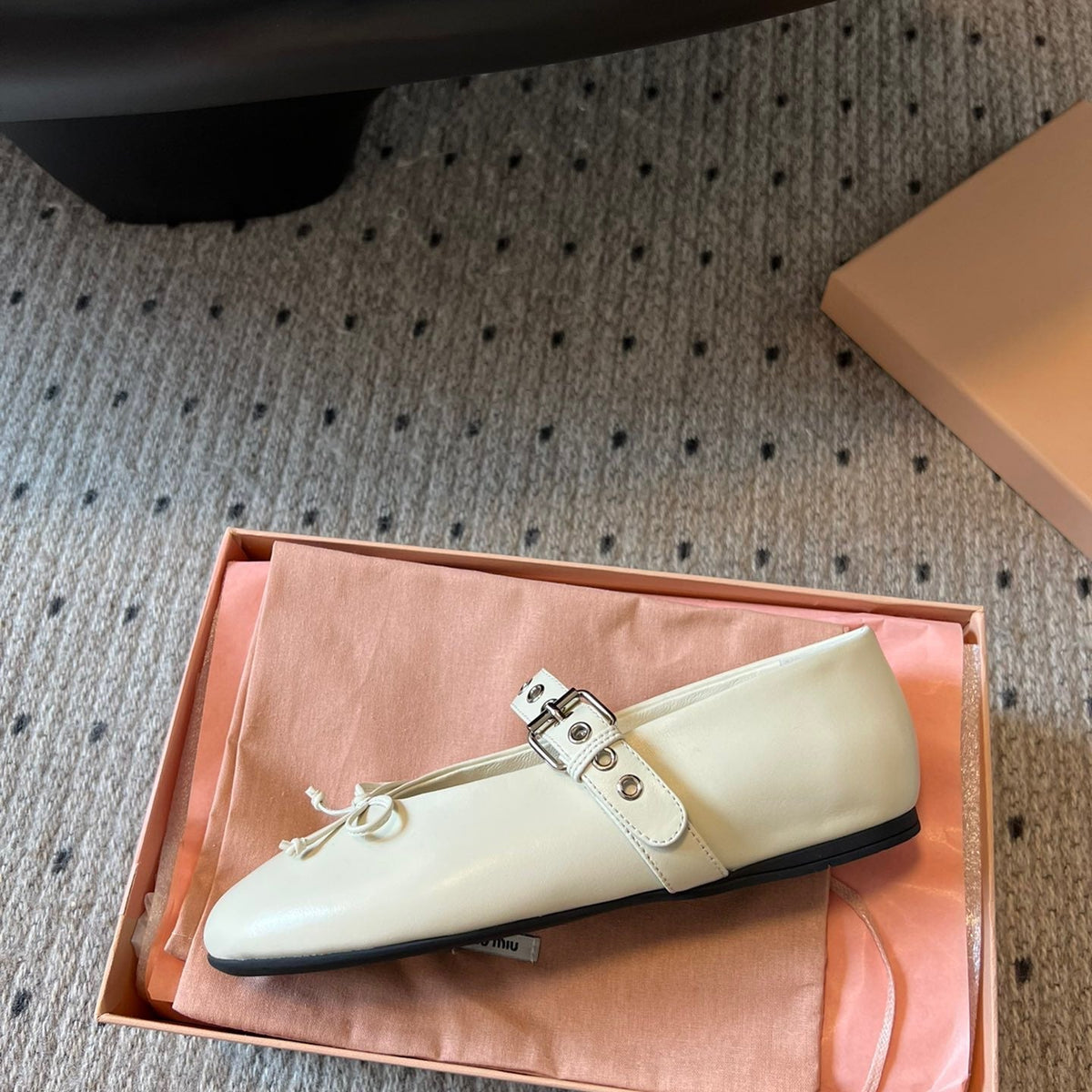 MIU M BALLERINA FLATS