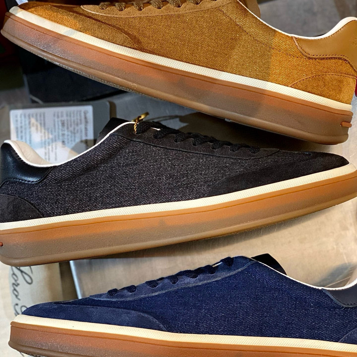 LORO P TENNIS WALK TRAINERS