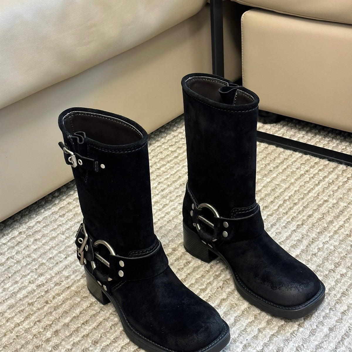 MIU M BOOTS