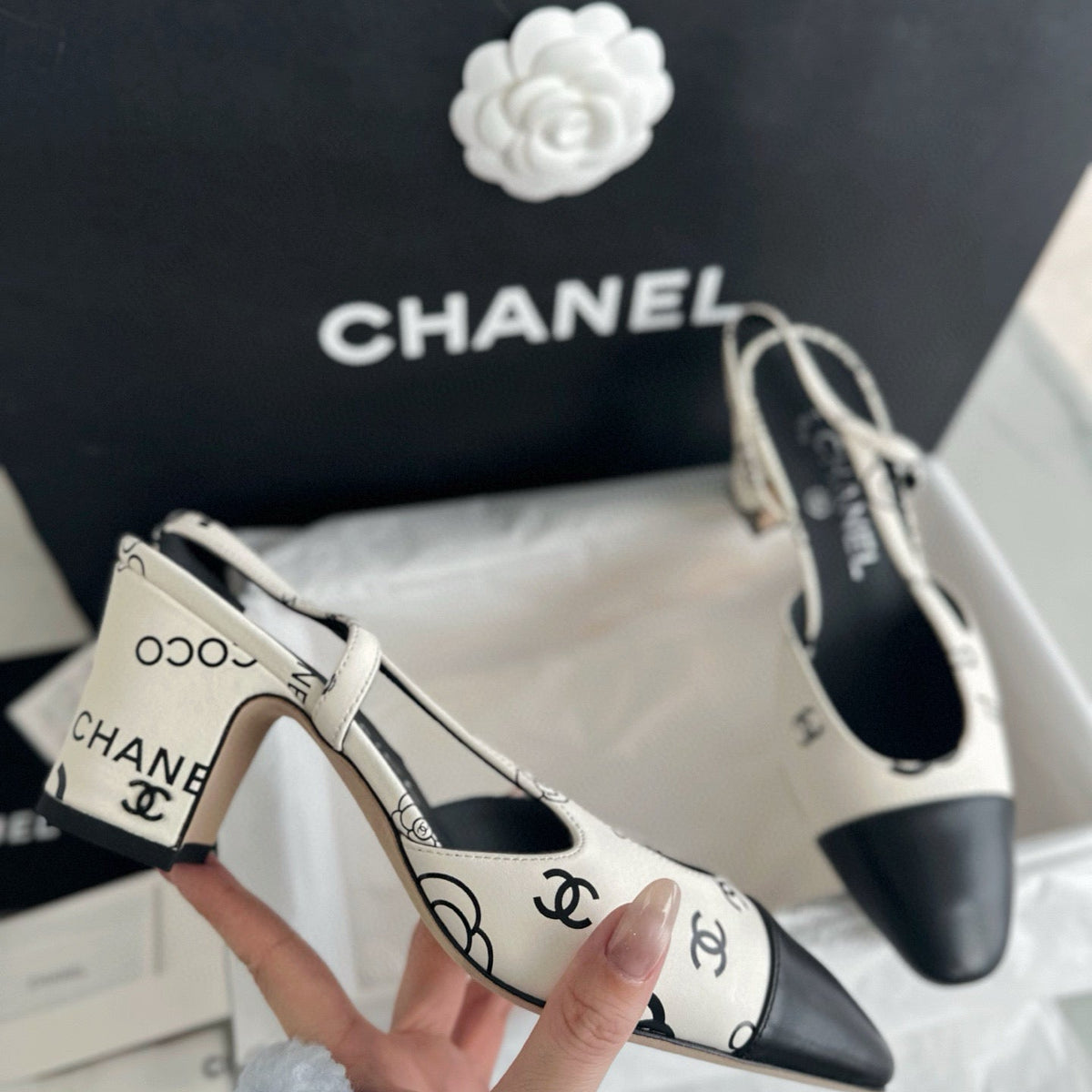 CC SLINGBACK HEELS