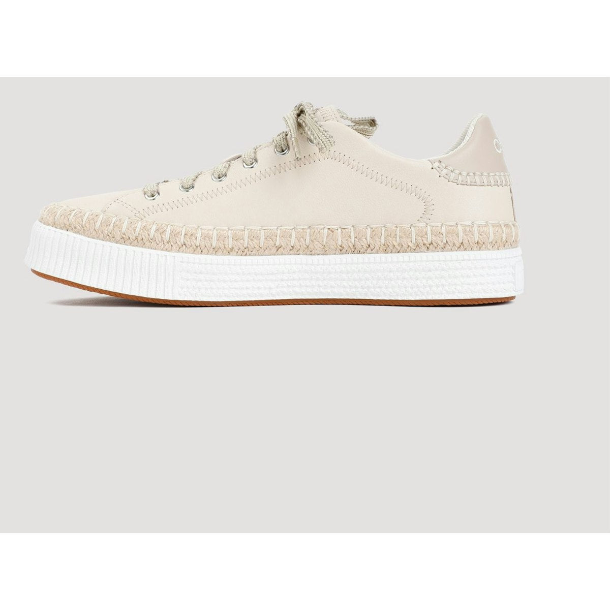 CHLOÉ TELMA LEATHER SNEAKERS