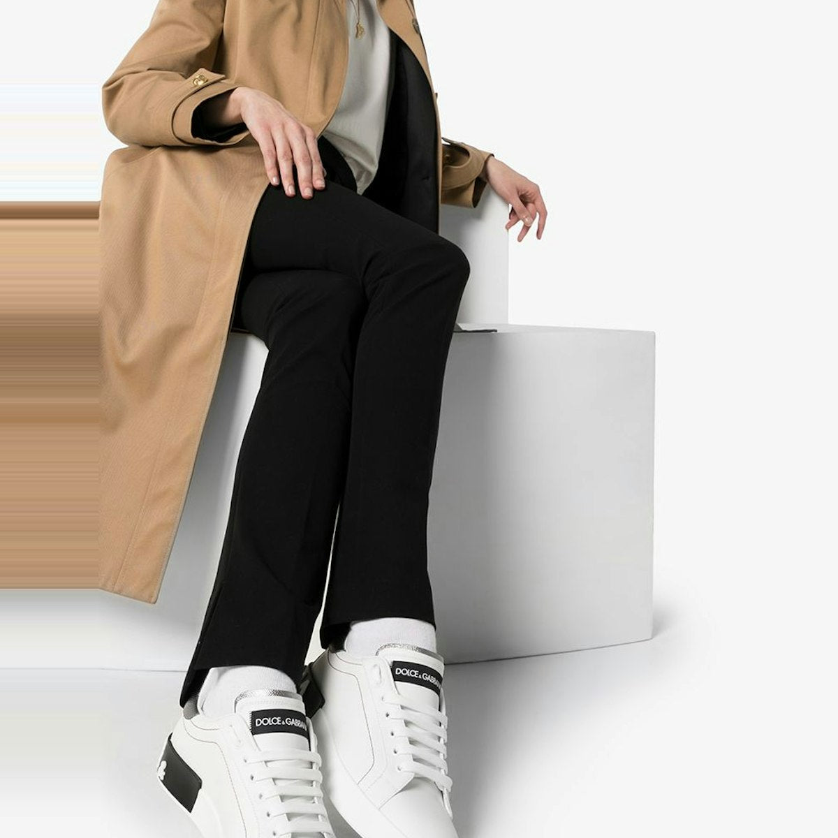 PORTOFINO LEATHER SNEAKERS