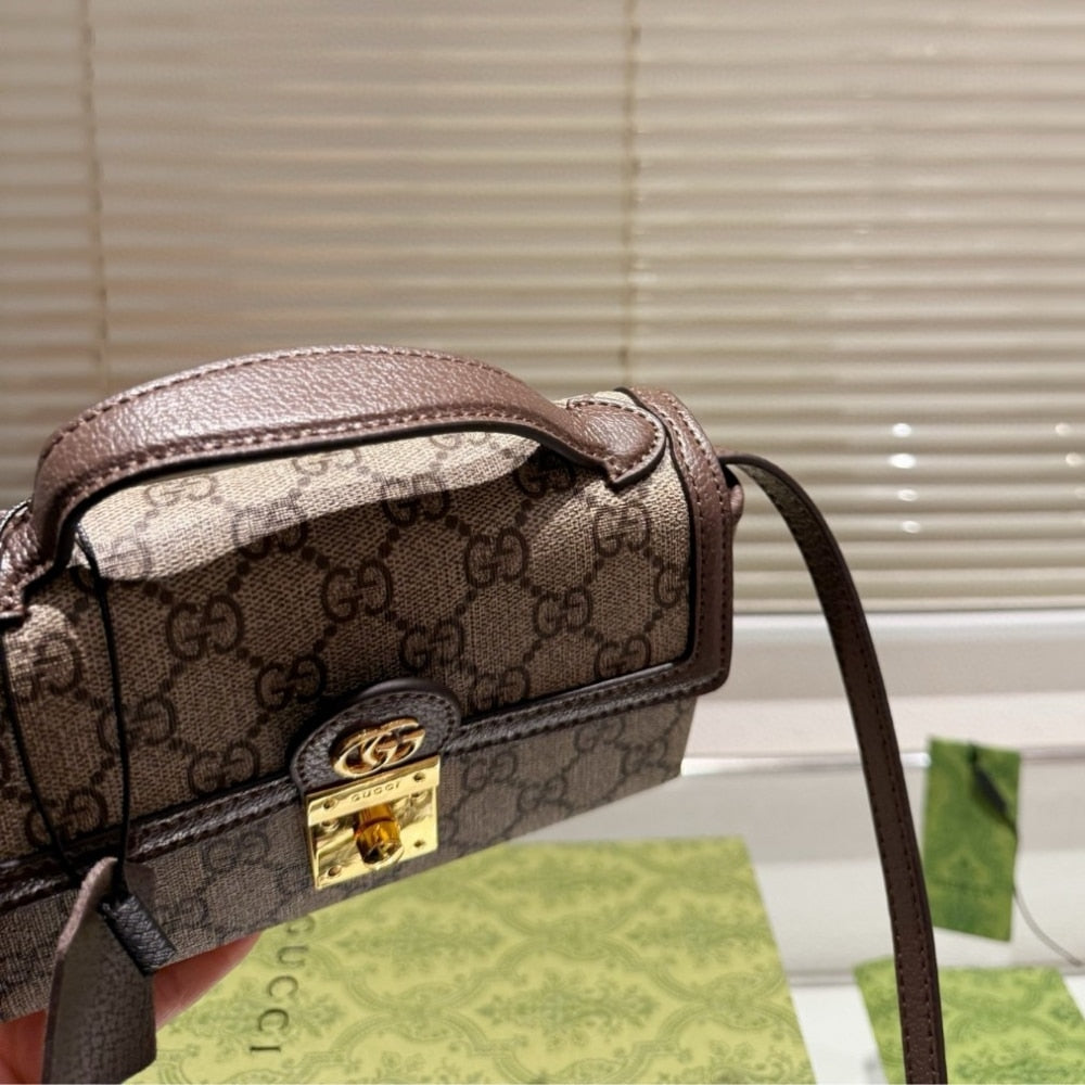 GG OPHIDIA MINI BAG BEIGE 18CM 772314 K9GSG 8367
