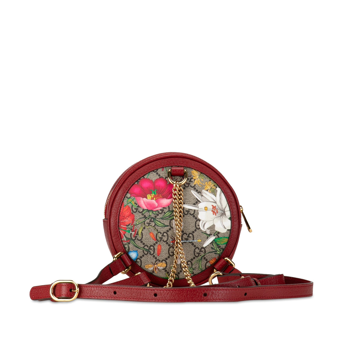 GUCCI GG Supreme Flora Ophidia Backpack