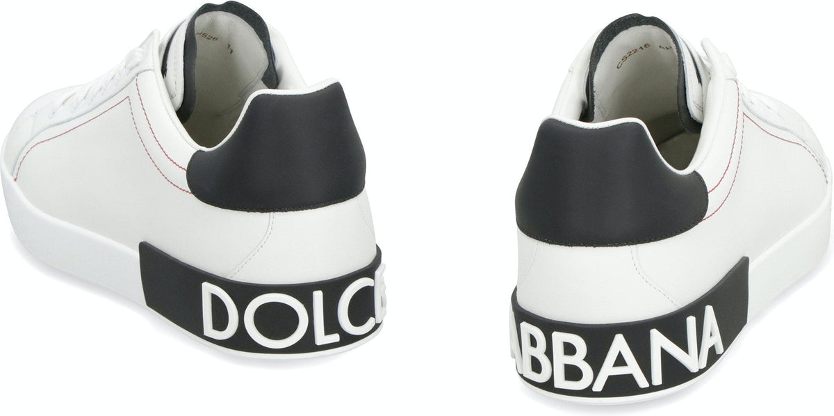 PORTOFINO LEATHER LOW-TOP SNEAKERS