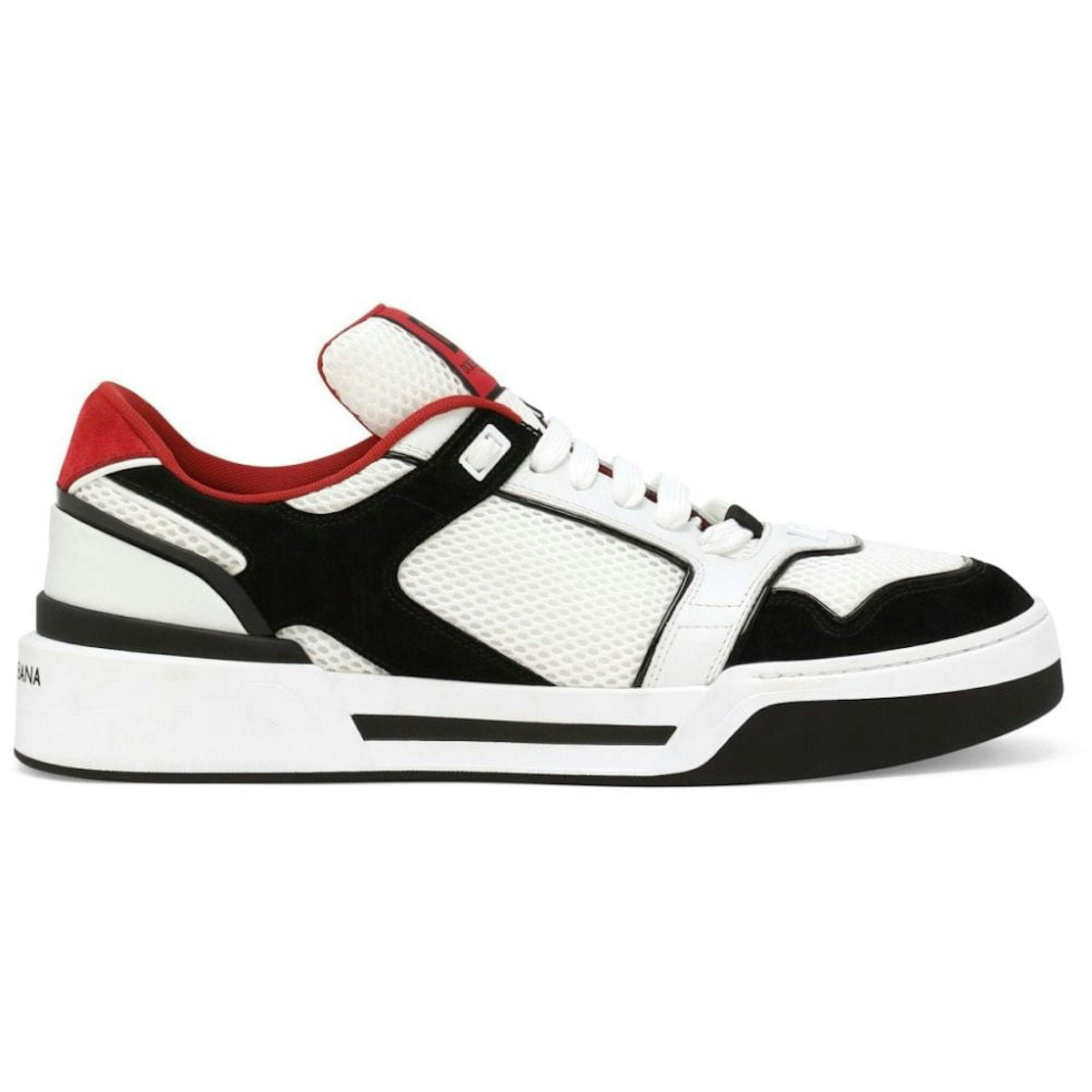 CALF LEATHER PANELLED DESIGN SNEAKERS