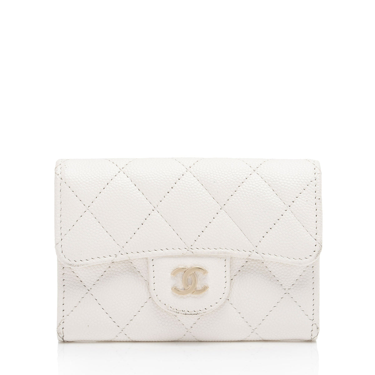 Chanel Caviar Leather Classic Card Holder (SHF-RUM2mf)