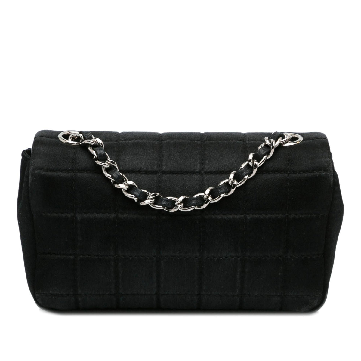 Top Quality Chanel Extra Mini Satin Choco Bar Charms Flap Bag (SHG-6SxIdS)