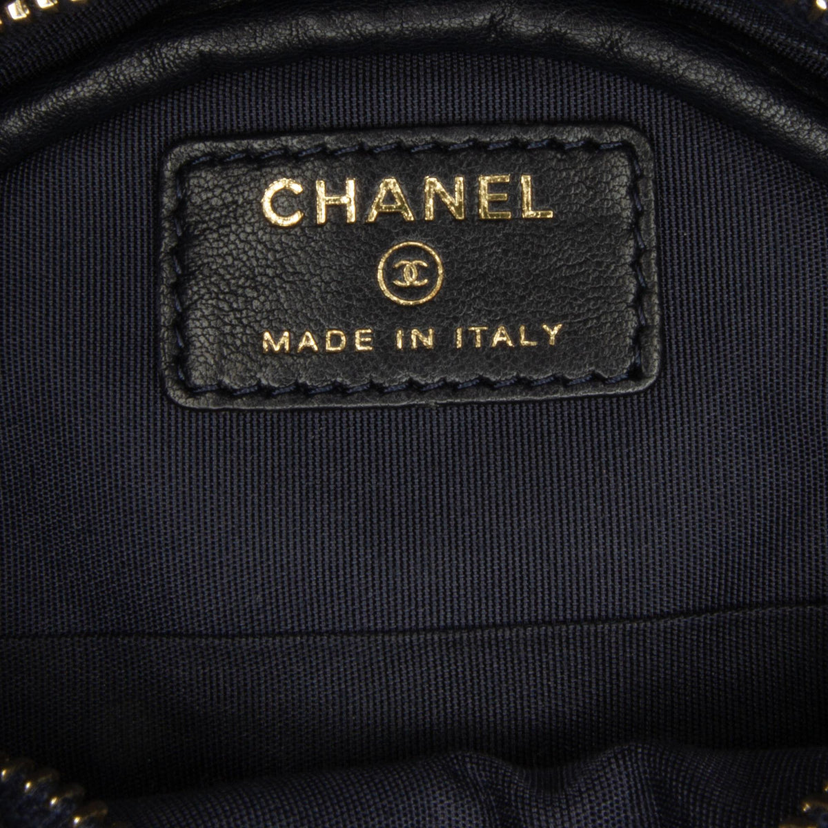 Top Quality Chanel Quilted Lambskin Lucky Charms Round Clutch with Chain (SHG-OY6cPQ)