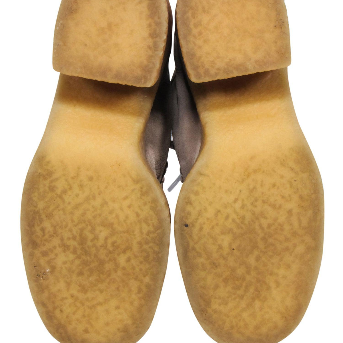 Chloe - Beige Suede Platform Booties Sz 10