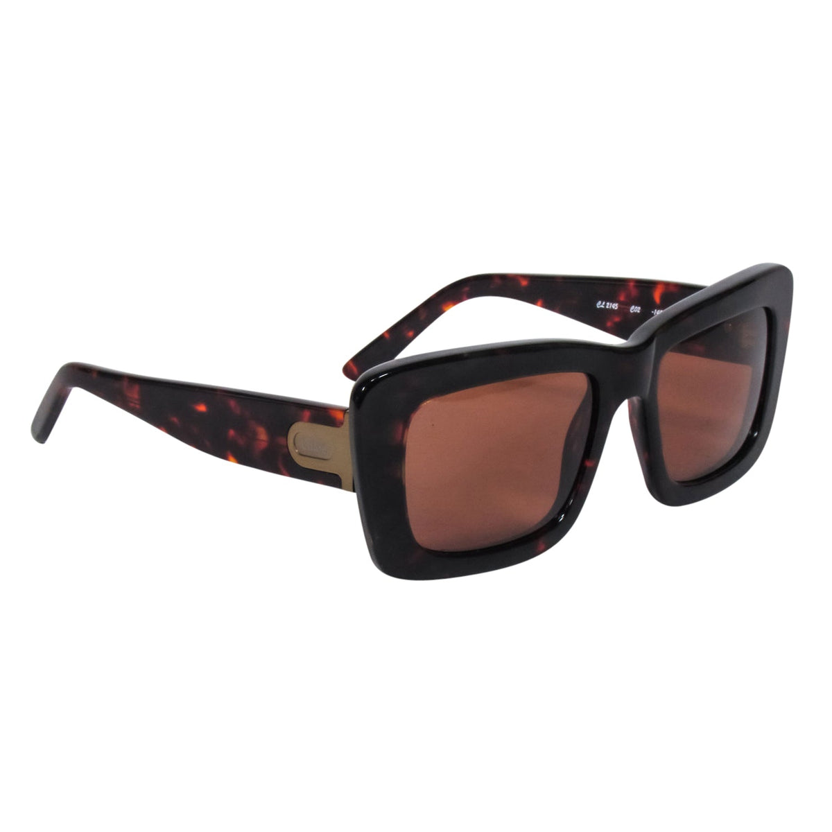 Chloe - Brown Tortoise Large Square Sunglasses