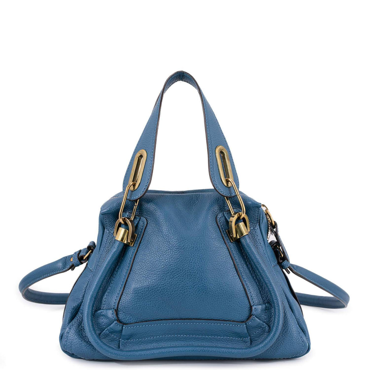 Chloe Calfskin Small Paraty Bag Blue