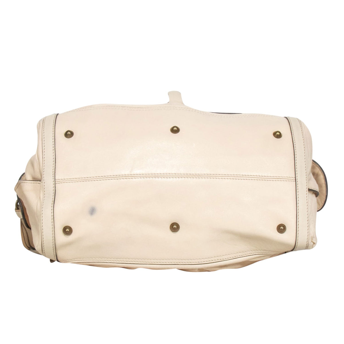 Chloe - Ivory Leather Large Shoulder Bag