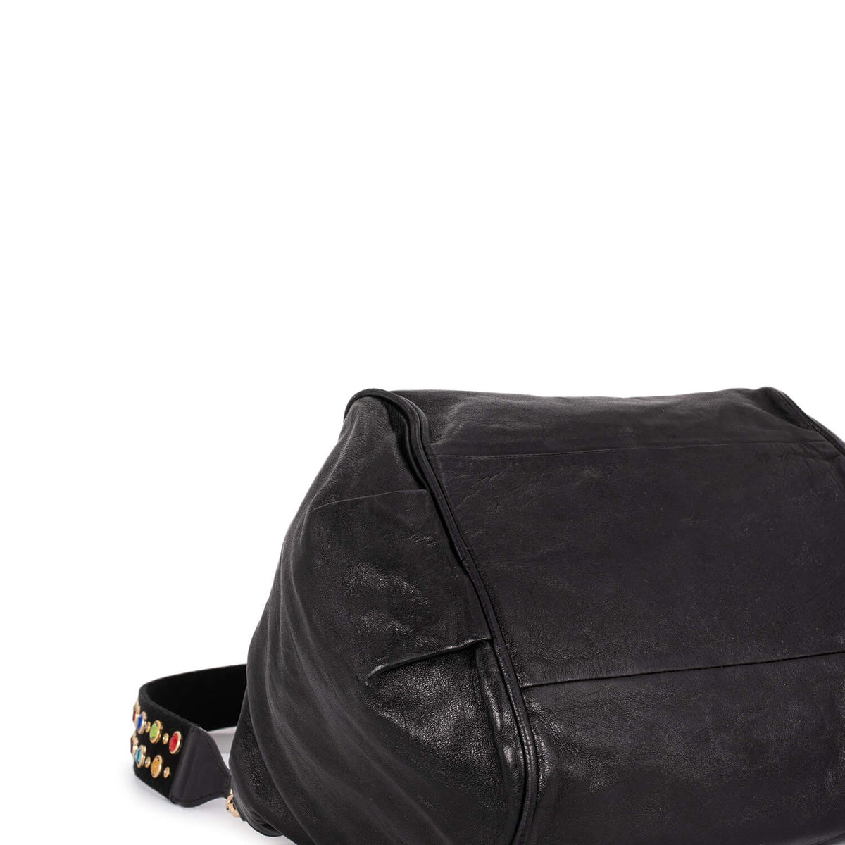 Chloe Leather Ethel Satchel Bag Black