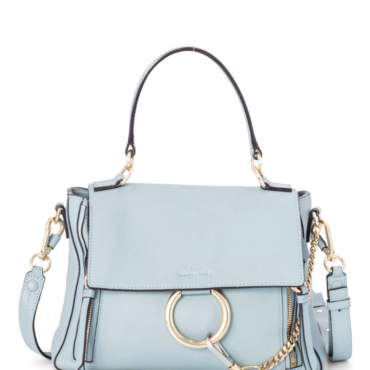 Chloe Leather Small Faye Day Shoulder Bag