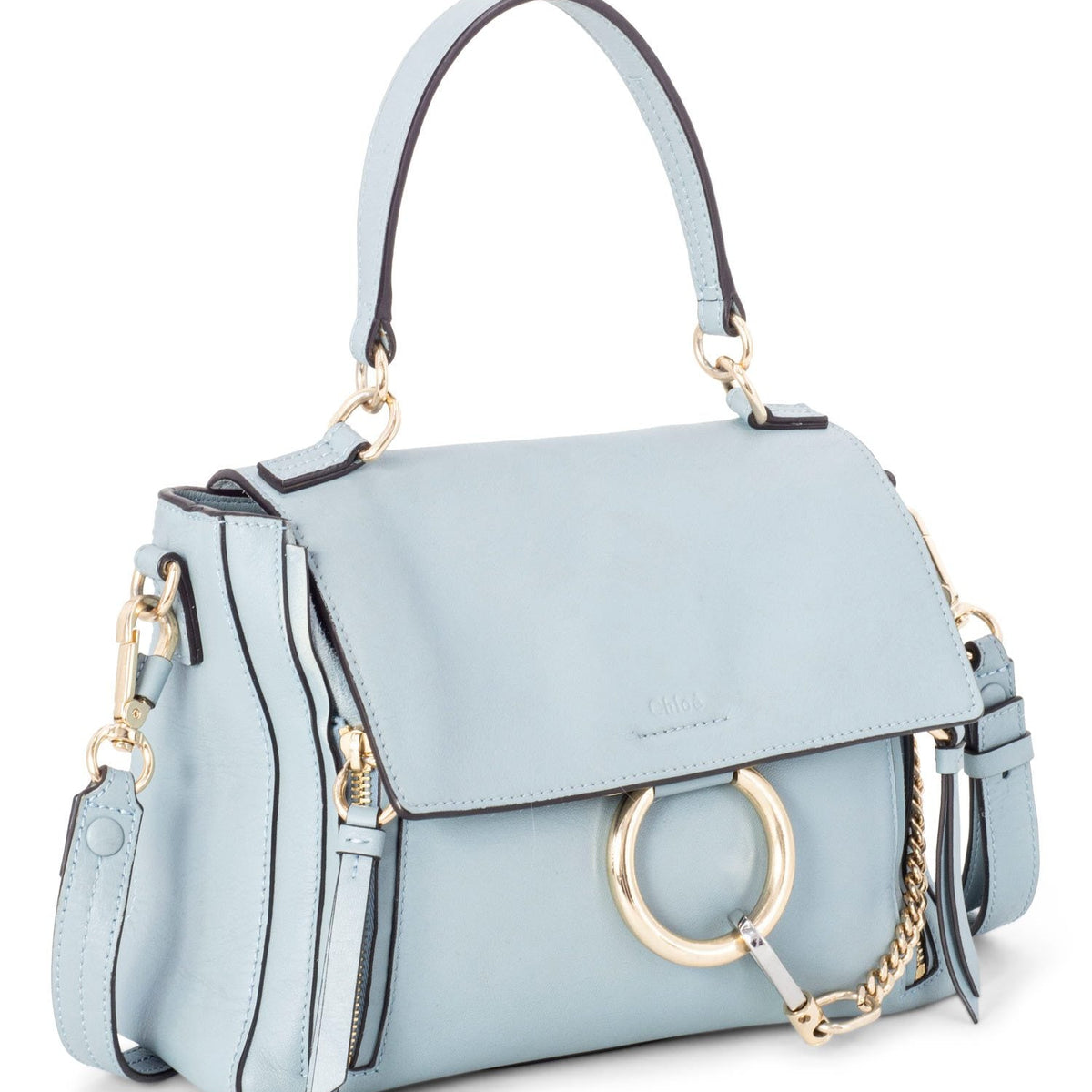 Chloe Leather Small Faye Day Shoulder Bag