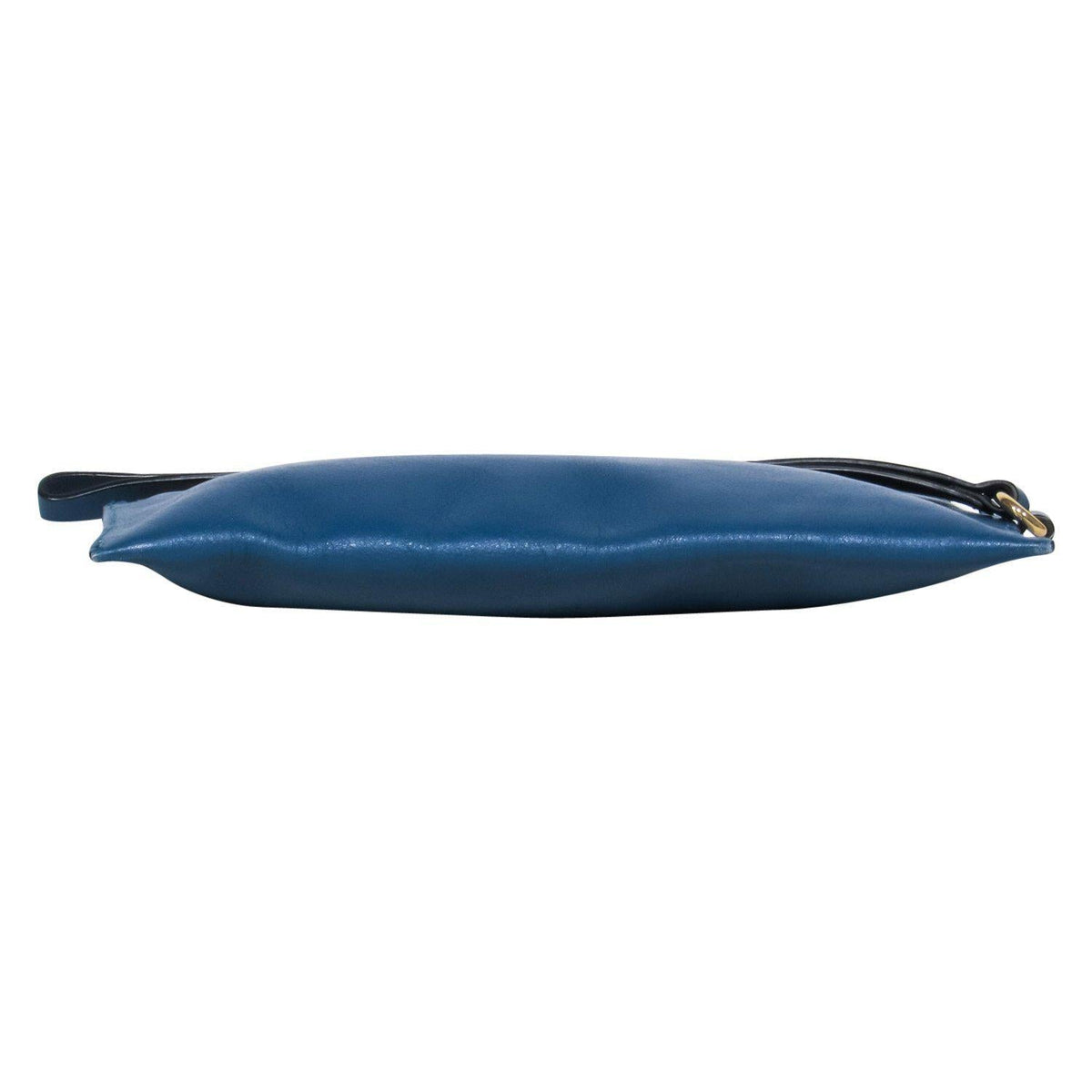 Chloe - Teal Leather Zippered Wristlet